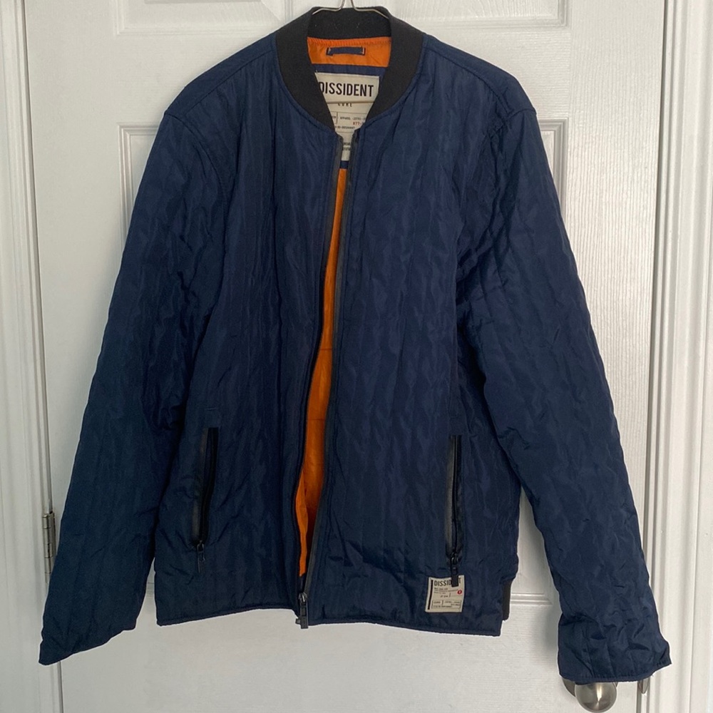 2/$30 Dissident quilted bomber jacket